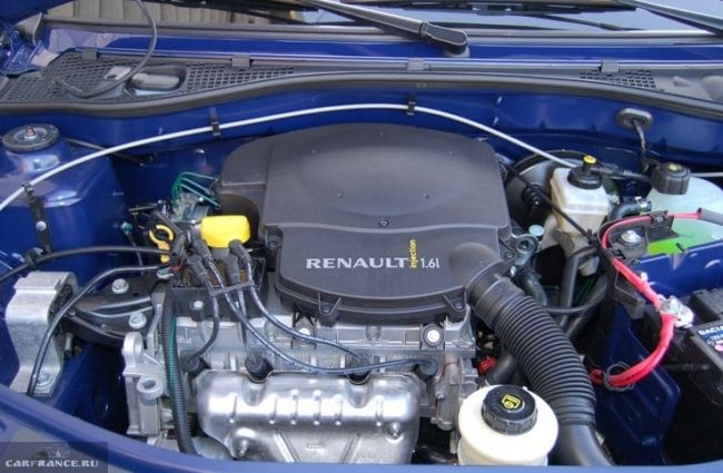8-клапанный атмосферный двигатель в Рено Логан 2018 модельного года