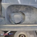 Пробка бачка омывателя на Логане второго поколения вблизи