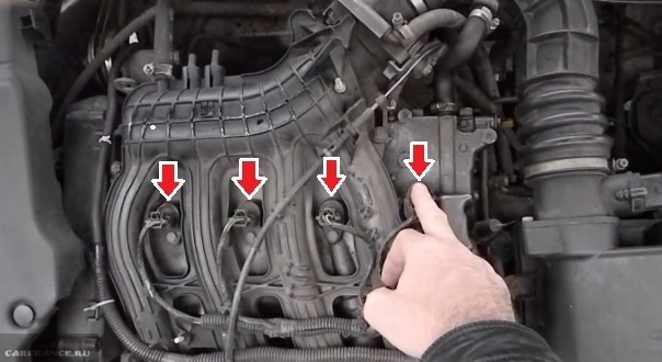 Как проверить искру на 16 клапанном двигателе