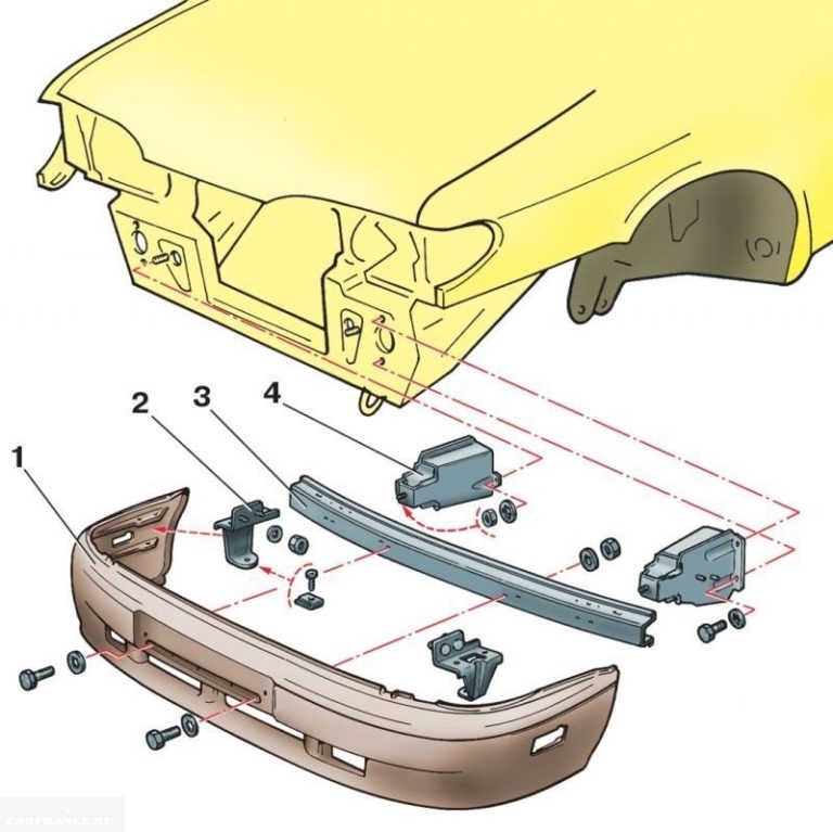 Замена бампера ваз 2114