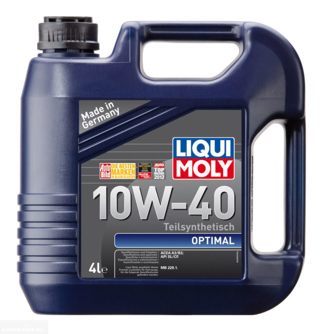 Полусинтетическое моторное масло 10W-40 в канистре