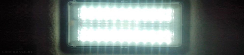 Модернизированная подсветка в салоне ВАЗ-2114