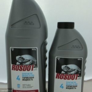 Тормозная жидкость ROSDOT 4 две баночки