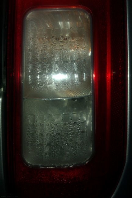 Задний фонарь влага внутри Форд Фьюжн