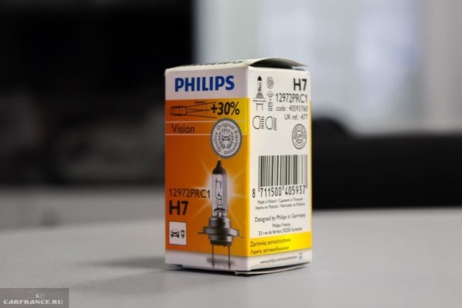 лампа ближнего света Philips 12972 PR для форд фокус 2