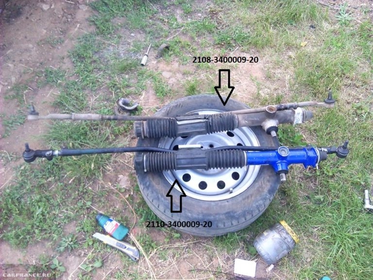Рулевая рейка нового образца ваз 2110