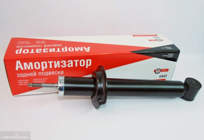 Задний амортизатор российского производства для автомобиля ВАЗ-2110