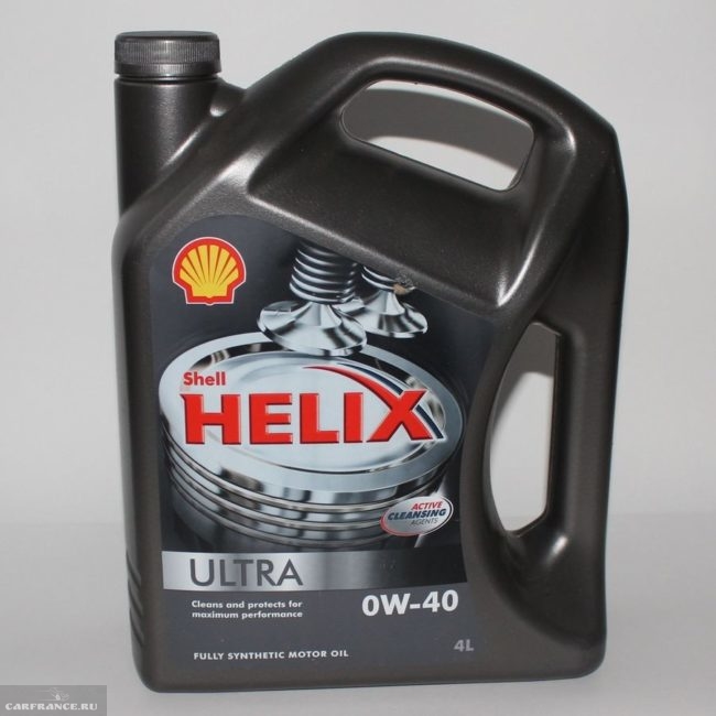 Масло SHELL Helix Ultra 0W-40 для бензинового двигателя автомобиля Фольксваген Тигуан