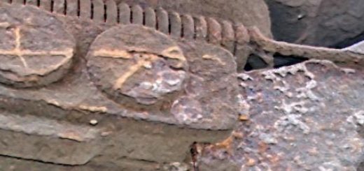 Пружина задних тормозных колодок на Лада Приора